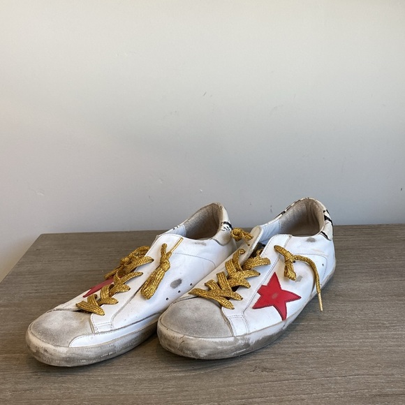 Women’s suede toe leather, snake print heel sneaker - Picture 3 of 8